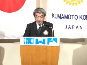 4月入会会員出席表彰　松尾委員長