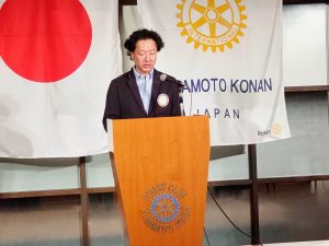 ロータリー情報委員会　原田委員長