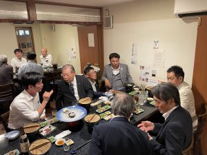 住永会員復帰歓迎会和やかな雰囲気