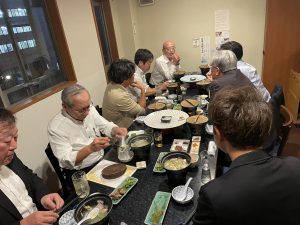 住永会員復帰の和やかな雰囲気