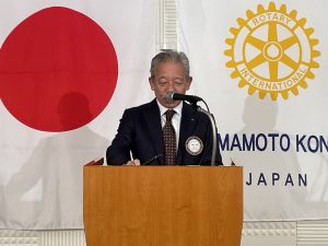 会長の時間　森崎会長 