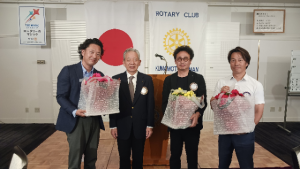 会長と5月お誕生日の皆様