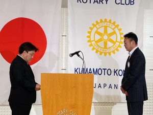 26－27年度ラーニング委員会副委員長委嘱状の授与