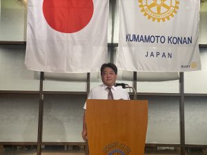 第二回クラブ協議会 会長挨拶