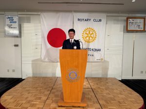 ロータリー財団委員会　中山委員長