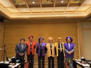 慶祝会員と会長