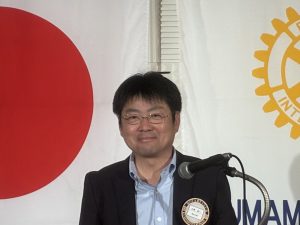 本日の卓話 R情報委員長