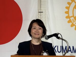 本日の卓話 会員組織委員長
