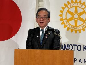 熊本第4グループ前ガバナー補佐よりお礼の挨拶