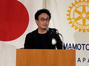 本日の卓話:会長